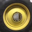480/80R38 Goodyear Farm UltraTorque Radial R-1 on John Deere Yellow 10-Hole Formed Plate 99%