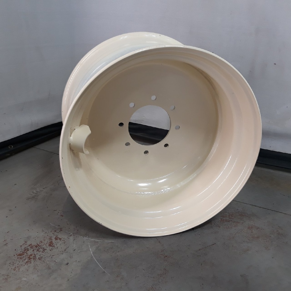 13"W x 22.5"D, Off White 8-Hole Formed Plate