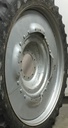 10"W x 54"D Waffle Wheel (Groups of 3 bolts) Rim with 10-Hole Center, Case IH Silver Mist