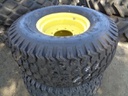 44/18.00-20 Goodyear Farm Softrac NHS HF-1 on John Deere Yellow 8-Hole Formed Plate 65%