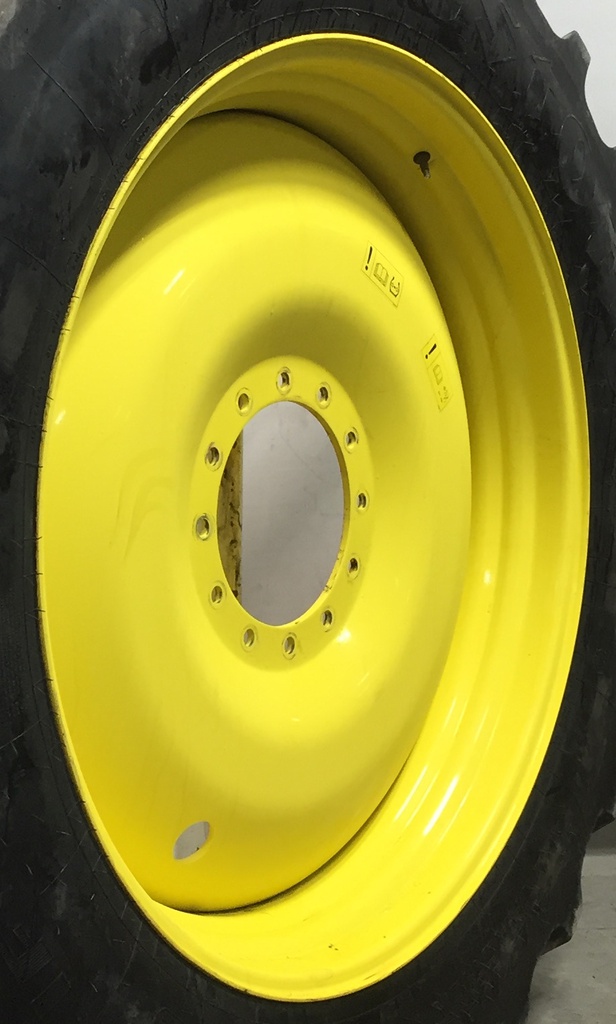 13"W x 46"D, John Deere Yellow 10-Hole Bubble Disc