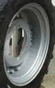 6-Hole Rim with Clamp/Loop Style (groups of 2 bolts) Center for 24" Rim, Case IH Silver Mist