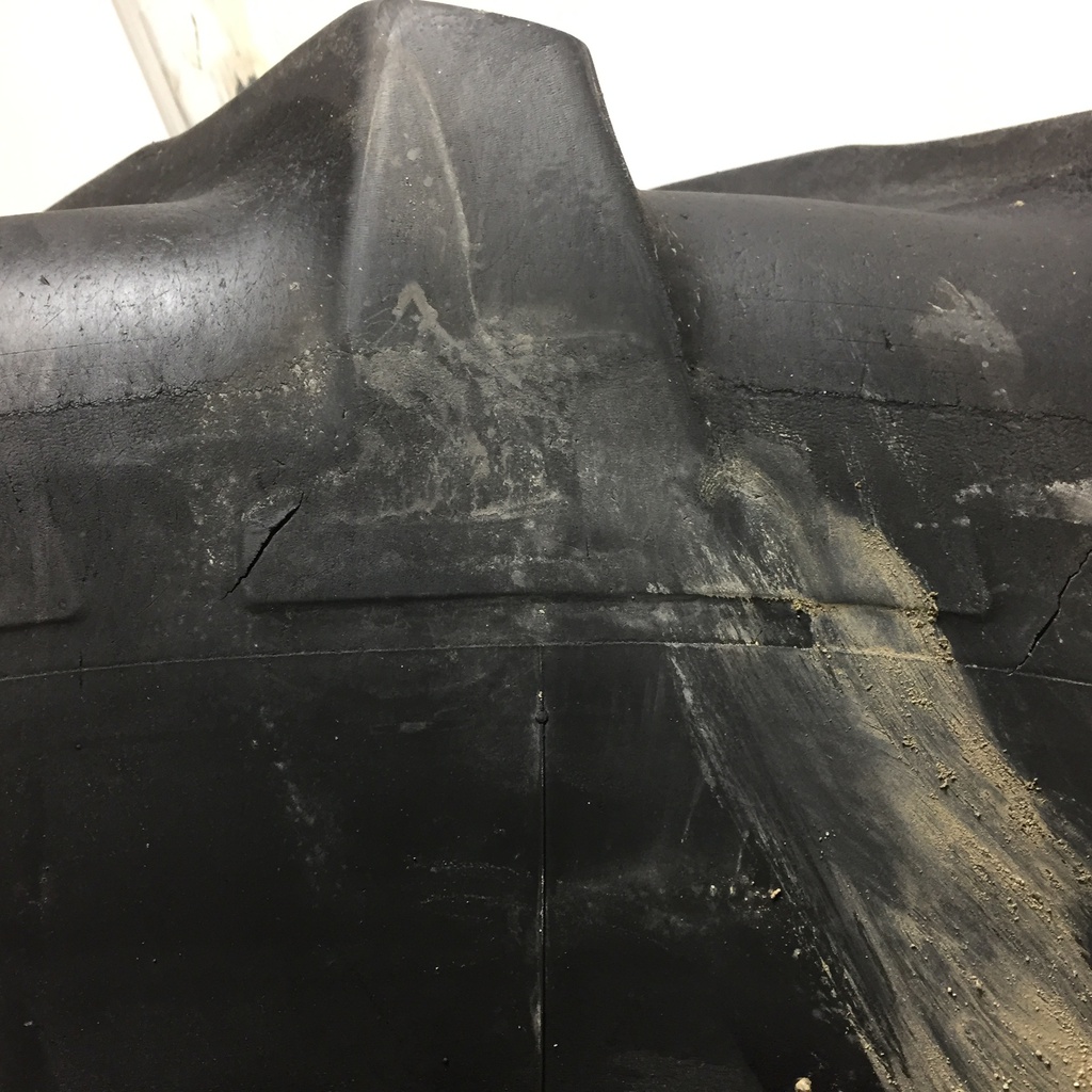480/80R50 Michelin AgriBib R-1W on Case IH Silver Mist 10-Hole Formed Plate W/Weight Holes 45%