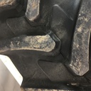 480/80R50 Michelin AgriBib R-1W on John Deere Yellow 10-Hole Formed Plate W/Weight Holes 60%