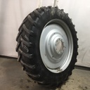480/80R50 Michelin AgriBib R-1W on Case IH Silver Mist 10-Hole Formed Plate W/Weight Holes 50%