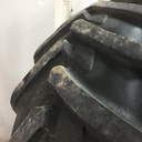 480/80R50 Michelin AgriBib R-1W on Case IH Silver Mist 10-Hole Formed Plate W/Weight Holes 50%
