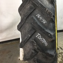 18.4/-38 BKT Tires TR 135 Drive R-1 on John Deere Yellow 12-Hole Stub Disc 60%