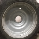 480/80R50 Goodyear Farm DT800 Super Traction R-1W on Case IH Silver Mist 10-Hole Formed Plate W/Weight Holes 80%