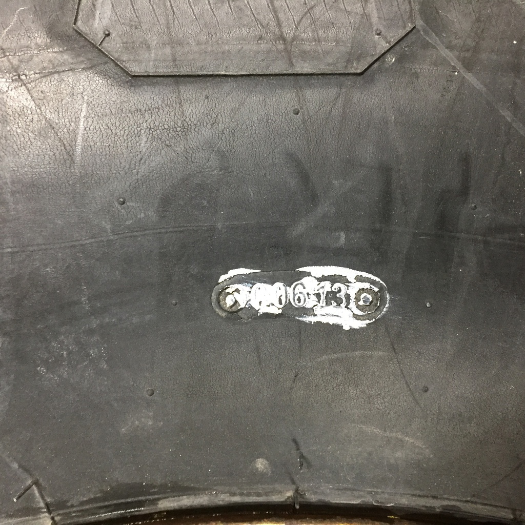 16.9/-26 BKT Tires TR 135 Drive R-1 on John Deere Yellow 10-Hole Waffle Wheel (Groups of 2 bolts) 30%