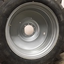 620/70R46 Michelin XM28 R-1W on Case IH Silver Mist 10-Hole Formed Plate W/Weight Holes 99%