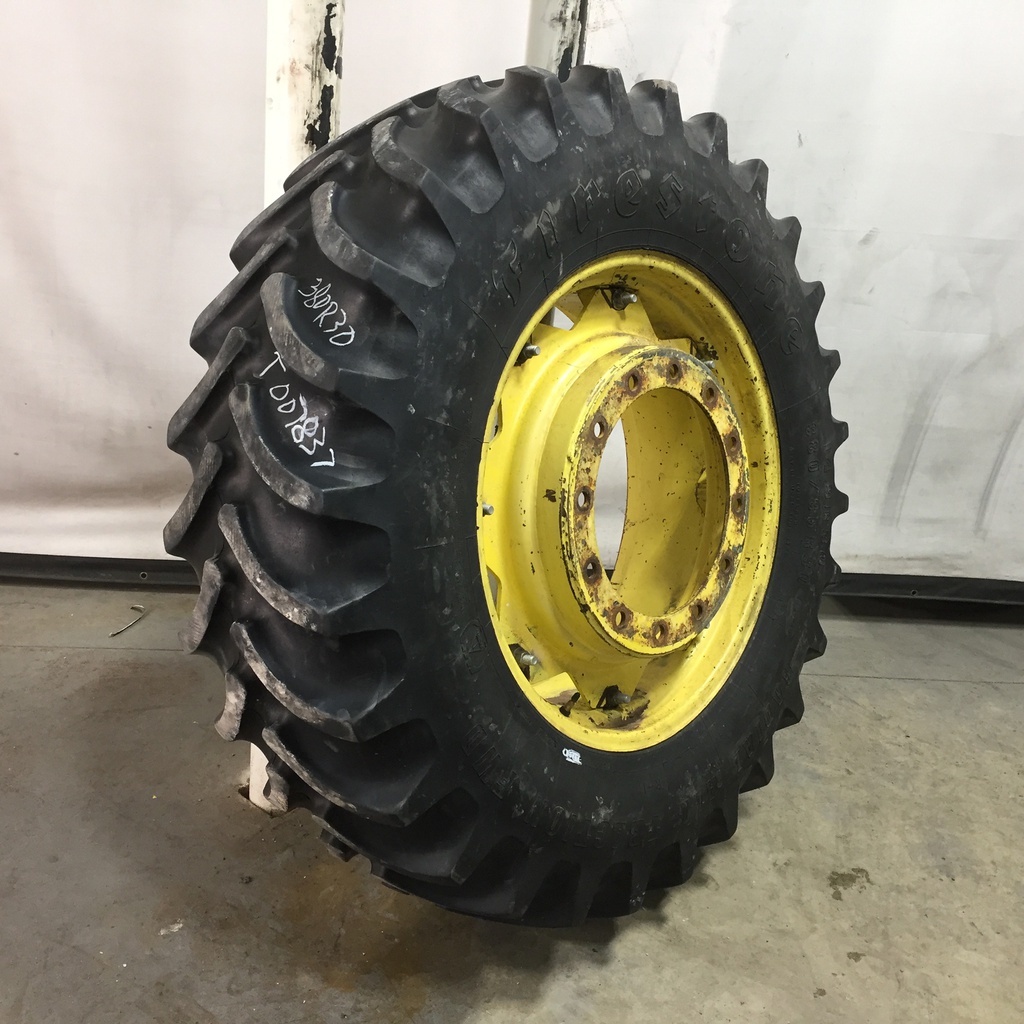 13"W x 30"D Rim with Clamp/Loop Style Rim with 12-Hole Center, John Deere Yellow