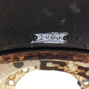 18.4/-30 Firestone Champion Spade Grip R-2 on New Holland White 12-Hole Waffle Wheel (Groups of 2 bolts) 25%