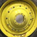 12"W x 50"D Stub Disc Rim with 10-Hole Center, John Deere Yellow