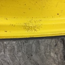 230/95R48 Kleber Super 3 R-1W on John Deere Yellow 8-Hole Rim with Clamp/U-Clamp (groups of 2 bolts) 80%