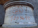 14"W x 26"D, New Holland White 8-Hole Formed Plate