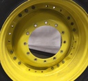 15"W x 34"D Waffle Wheel (Groups of 3 bolts) Rim with 12-Hole Center, John Deere Yellow