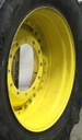 15"W x 34"D Waffle Wheel (Groups of 3 bolts) Rim with 12-Hole Center, John Deere Yellow