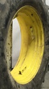 16"W x 38"D, John Deere Yellow 8-Hole Rim with Clamp/Loop Style (groups of 2 bolts)