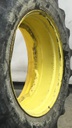 15"W x 34"D, John Deere Yellow 12-Hole Waffle Wheel (Groups of 3 bolts)