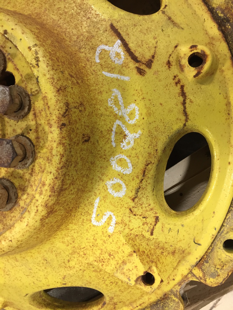 0-Hole Stub Disc Center for 38" Rim - 54", John Deere Yellow
