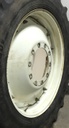 13"W x 34"D Waffle Wheel (Groups of 2 bolts) Rim with 10-Hole Center, New Holland White