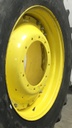 15"W x 34"D Waffle Wheel (Groups of 3 bolts) Rim with 12-Hole Center, John Deere Yellow