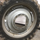 10"W x 38"D Waffle Wheel (Groups of 3 bolts) Rim with 12-Hole Center, Case IH Silver Mist