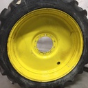 10"W x 42"D, John Deere Yellow 10-Hole Formed Plate Sprayer