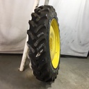 380/90R46 Goodyear Farm Ultra Sprayer R-1 on John Deere Yellow 12-Hole Bubble Disc 99%