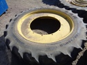 380/90R50 Goodyear Farm DT800 Optitrac R-1W on John Deere Yellow 12-Hole Stub Disc 60%