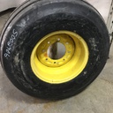 12.5/L-15 Goodyear Farm FI Highway Service II I-1 on John Deere Yellow 8-Hole Implement 99%