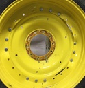 10"W x 42"D Waffle Wheel (Groups of 3 bolts) Rim with 10-Hole Center, John Deere Yellow