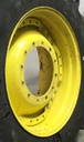 15"W x 34"D Waffle Wheel (Groups of 3 bolts) Rim with 12-Hole Center, John Deere Yellow