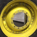 15"W x 34"D Waffle Wheel (Groups of 3 bolts) Rim with 12-Hole Center, John Deere Yellow