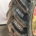 20.8/R38 Coop Argi Radial R-1 on John Deere Yellow 9-Hole Stamped Plate 45%