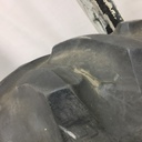18.4/-34 Goodyear Farm Dyna Torque II R-1 on John Deere Yellow 0-Hole Double Bevel Ag 55%