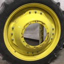 10"W x 42"D Waffle Wheel (Groups of 3 bolts) Rim with 12-Hole Center, John Deere Yellow