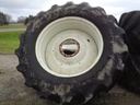 LSW 900/50R42 Goodyear Farm DT830 Optitrac R-1W on New Holland White 10-Hole Formed Plate 75%