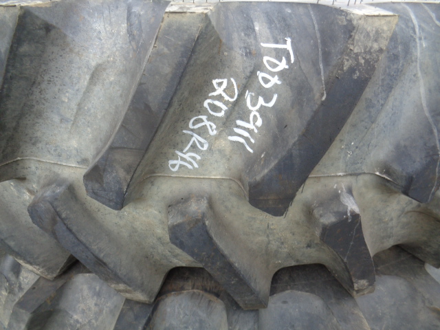 IF 520/85R46 Firestone Radial Deep Tread 23 R-1W on Agco Corp Gray 10-Hole Formed Plate W/Weight Holes 90%