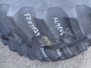 14.9/R46 Firestone Radial All Traction 23 R-1 on John Deere Yellow 8-Hole Rim with Clamp/U-Clamp (groups of 2 bolts) 50%