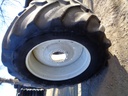 LSW 900/50R42 Goodyear Farm DT830 Optitrac R-1W on New Holland White 10-Hole Formed Plate 80%