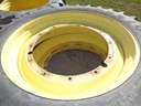 380/90R46 Firestone Radial 9000 R-1W on John Deere Yellow 12-Hole Stub Disc 75%