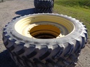 320/90R50 Firestone Radial 9000 R-1W on John Deere Yellow 12-Hole Stub Disc 25%