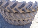 320/90R50 Firestone Radial 9000 R-1W on John Deere Yellow 12-Hole Stub Disc 25%