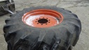 18.4/-30 Goodyear Farm Power Torque R-1 on Kubota Orange 10-Hole Formed Plate 80%