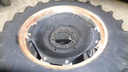 13.6/-36 BKT Tires TR 135 Drive R-1 on Case IH Silver Mist/Black 8-Hole Rim with Clamp/U-Clamp (groups of 2 bolts) 99%