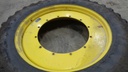 380/105R50 Firestone Radial 9100 R-1 on John Deere Yellow 12-Hole Stub Disc 25%