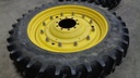 14.9/R46 Firestone Radial All Traction 23 R-1 on John Deere Yellow 10-Hole Stub Disc 75%