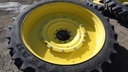 320/90R54 Goodyear Farm DT800 Super Traction R-1W on John Deere Yellow 10-Hole Stub Disc 85%