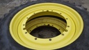 14.9/R46 Firestone Radial All Traction 23 R-1 on John Deere Yellow 12-Hole Stub Disc 60%